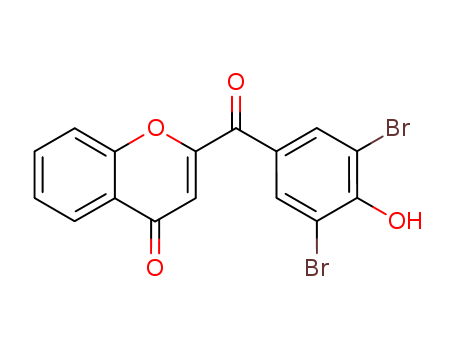 4H-1-Benzopyran-4-one,2-(3,5-dibromo-4-hydroxybenzoyl)-