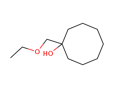 1-Hydroxy-1-aethoxymethyl-cyclooctan