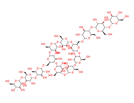 Molecular Structure of 112240-48-9 (6<sup>A</sup>,6<sup>D</sup>-di-O-α-maltotriosyl-cG7)