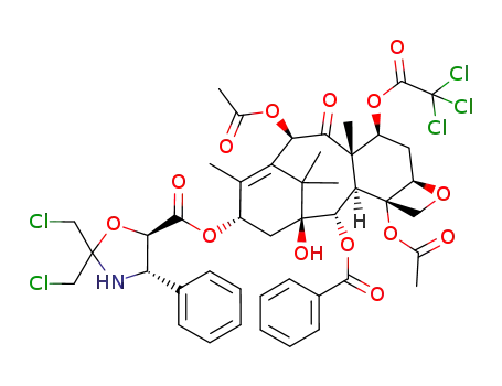 Molecular Structure of 204125-01-9 (C<sub>45</sub>H<sub>48</sub>Cl<sub>5</sub>NO<sub>14</sub>)