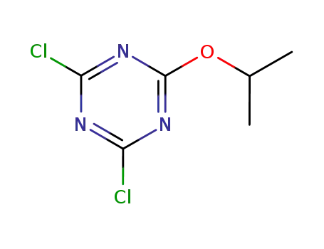 Molecular Structure of 6684-27-1 (2,4-dichloro-6-isopropoxy-1,3,5-triazine)