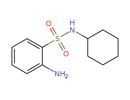 Molecular Structure of 77516-54-2 (2-amino-N-cyclohexylbenzenesulphonamide)