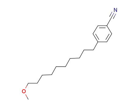 Molecular Structure of 1104380-67-7 (4-(10-methoxydecyl)-1-cyanobenzene)