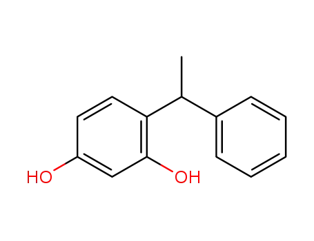 Molecular Structure of 85-27-8 (4-(alpha-Methylbenzyl)resorcinol)