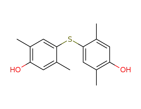Molecular Structure of 79718-64-2 (4,4'-thiobis[2,5-xylenol])