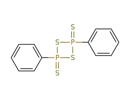 Molecular Structure of 1024-07-3 (1,3,2,4-Dithiadiphosphetane, 2,4-diphenyl-, 2,4-disulfide)