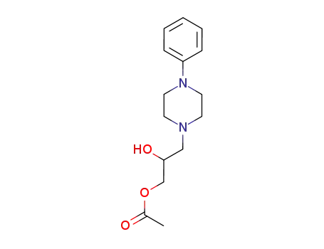 Acetic acid 2-hydroxy-3-(4-phenyl-piperazin-1-yl)-propyl ester