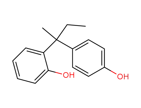 Molecular Structure of 112307-56-9 (Phenol, 2-[1-(4-hydroxyphenyl)-1-methylpropyl]-)