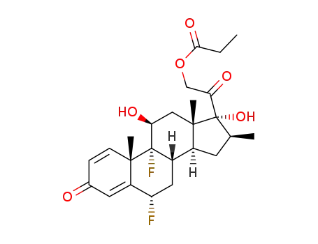 6α,9α-difluoro-11β,17,21-trihydroxy-16β-methylpregna-1,4-diene-3,20-dione, 21-propionate