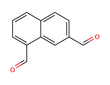 Molecular Structure of 102877-83-8 (Naphthalene-1,7-dicarboxaldehyde)