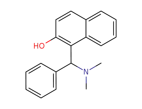 Molecular Structure of 39487-54-2 (1-((DIMETHYLAMINO)(PHENYL)METHYL)NAPHTHALEN-2-OL)