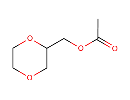 Molecular Structure of 68391-40-2 (1,4-dioxane-2-methyl acetate)