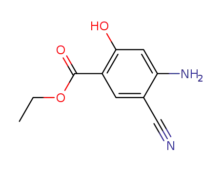 2-ヒドロキシ-4-アミノ-5-シアノ安息香酸エチル