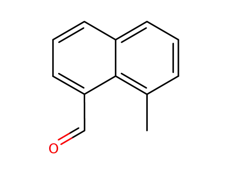 Molecular Structure of 6549-57-1 (8-Methyl-1-naphthalenecarboxaldehyde)