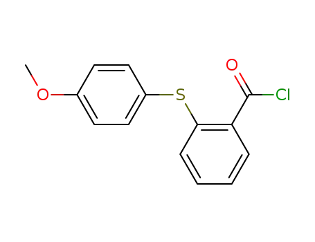 2-[(4-METHOXYPHENYL)SULFANYL]BENZOYL CHLORIDE