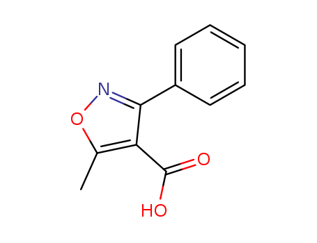 5-Methyl-3-phenylisoxazole-4-carboxylic acid cas  1136-45-4