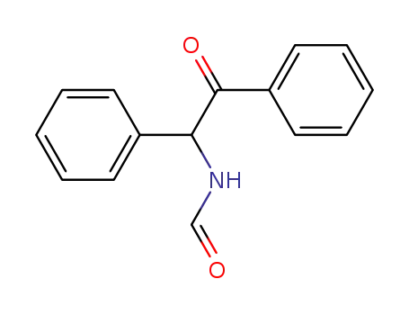 Molecular Structure of 97195-28-3 (N-(2-oxo-1,2-diphenylethyl)formamide)