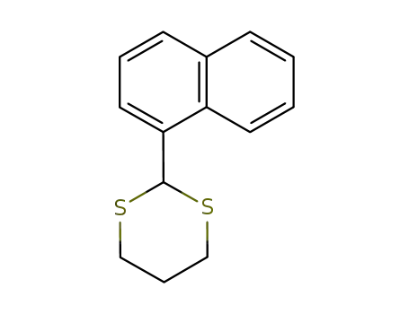 Molecular Structure of 57009-77-5 (1,3-Dithiane, 2-(1-naphthalenyl)-)