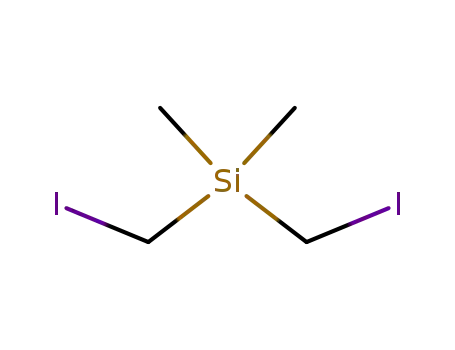 Molecular Structure of 18243-15-7 (bis(iodomethyl)(dimethyl)silane)