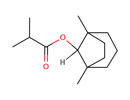 Molecular Structure of 72903-10-7 (1,5-dimethylbicyclo[3.2.1]oct-8-yl isobutyrate)