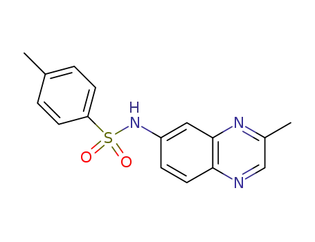 Molecular Structure of 78411-52-6 (4-Methyl-N-(3-methyl-quinoxalin-6-yl)-benzenesulfonamide)