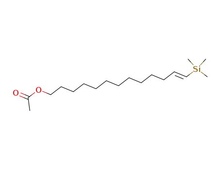 Acetic acid (E)-13-trimethylsilanyl-tridec-12-enyl ester
