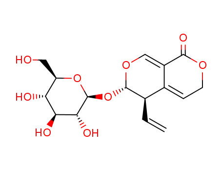 Molecular Structure of 20831-76-9 (Gentiopicroside)