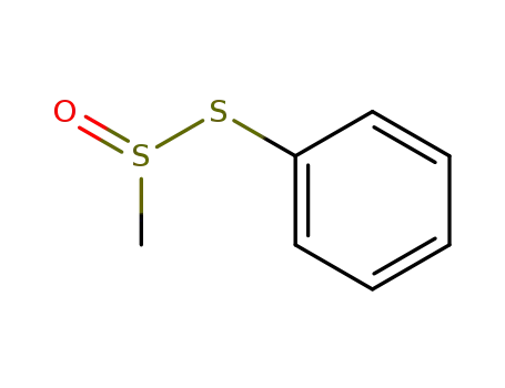 Molecular Structure of 40249-95-4 (Methanesulfinothioic acid, S-phenyl ester)