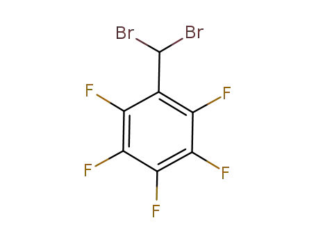 Molecular Structure of 887266-89-9 (1-(Dibromomethyl)-2,3,4,5,6-pentafluorobenzene)