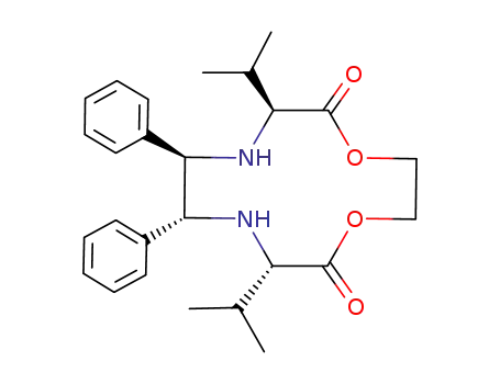 (6S,8R,9R,11S)-6,11-Diisopropyl-8,9-diphenyl-1,4-dioxa-7,10-diaza-cyclododecane-5,12-dione