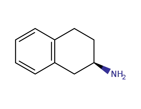 Molecular Structure of 2217-42-7 ((R)-1,2,3,4-tetrahydro-2-naphthylamine)