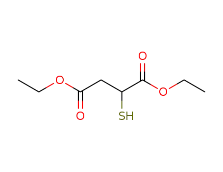 Molecular Structure of 23060-14-2 (2-mercaptosuccinic acid diethyl ester)