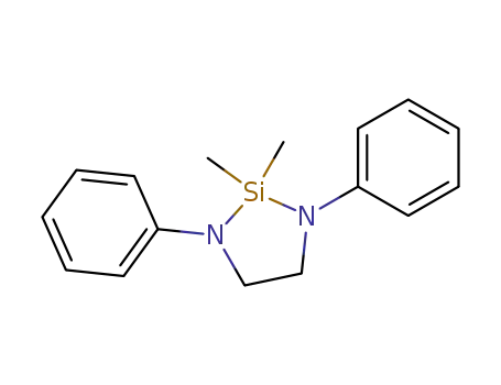 Molecular Structure of 1027-80-1 (2,2-dimethyl-1,3-diphenyl-[1,3,2]diazasilolidine)
