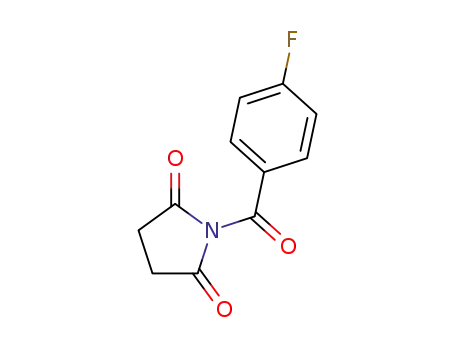 Molecular Structure of 331987-63-4 (1-(4-fluorobenzoyl)pyrrolidine-2,5-dione)