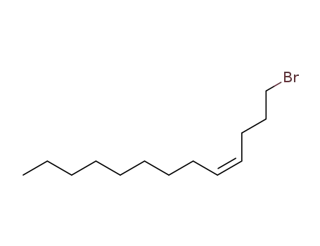 Molecular Structure of 74088-20-3 (4-Tridecene, 1-bromo-, (4Z)-)