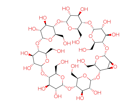 Molecular Structure of 84648-78-2 (β-cyclodextrin-2,3-mannoepoxide)