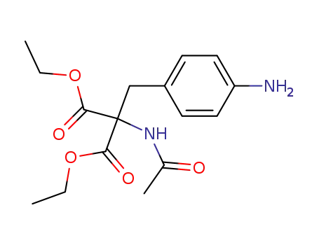 Molecular Structure of 6335-21-3 (diethyl (acetylamino)(4-aminobenzyl)propanedioate)