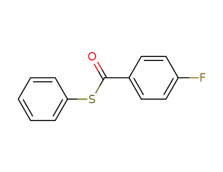 Benzenecarbothioic acid, 4-fluoro-, S-phenyl ester