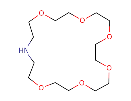 Molecular Structure of 66843-21-8 (1,4,7,10,13,16-hexaoxa-19-azacyclohenicosane)