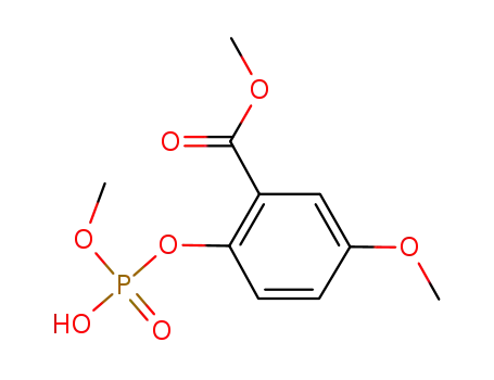 Molecular Structure of 1092940-54-9 (methyl 2-(methoxycarbonyl)-4-methoxyphenyl phosphate)