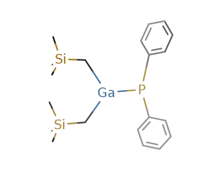 ((CH<sub>3</sub>)3SiCH<sub>2</sub>)2Ga(P(C<sub>6</sub>H<sub>5</sub>)2)
