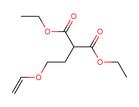 Molecular Structure of 71172-76-4 (diethyl [2-(ethenyloxy)ethyl]propanedioate)