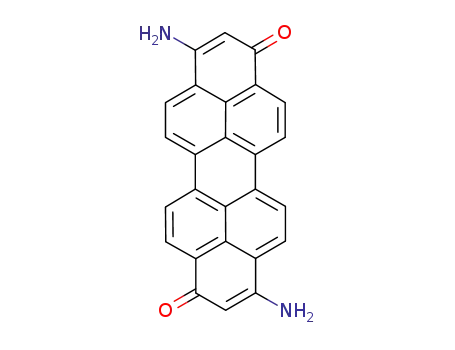 Molecular Structure of 857785-32-1 (3,10-diamino-dibenzo[<i>cd</i>,<i>lm</i>]perylene-1,8-dione)