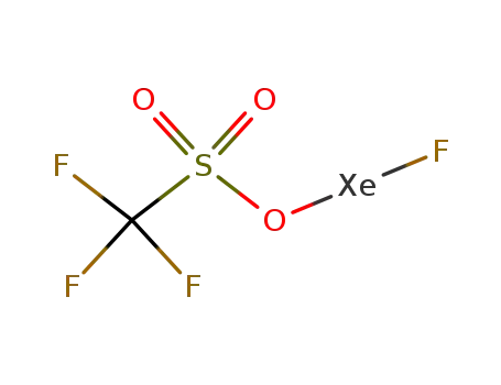 Molecular Structure of 39274-39-0 (XENON(II) FLUORIDE TRIFLUOROMETHANESULFONATE)