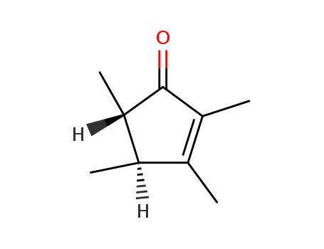 Molecular Structure of 34103-90-7 (TRANS-2,3,4,5-TETRAMETHYL-2-CYCLOPENTENONE)