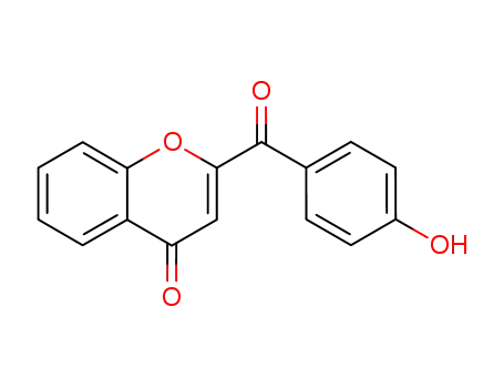 4H-1-Benzopyran-4-one, 2-(4-hydroxybenzoyl)-