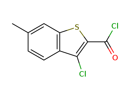Benzo[b]thiophene-2-carbonylchloride, 3-chloro-6-methyl-
