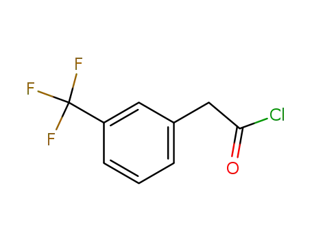 Molecular Structure of 2003-14-7 (3-(TRIFLUOROMETHYL)PHENYLACETYL CHLORIDE)