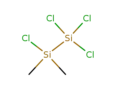 Molecular Structure of 26980-43-8 (1,1,1,2-tetrachloro-2,2-dimethyldisilane)