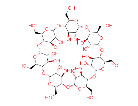 Molecular Structure of 159496-21-6 (mono-6-deoxy-6-formyl-β-cyclodextrin)